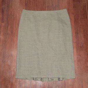 Ann Taylor Pleated Pencil Skirt